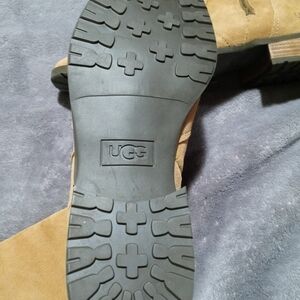 UGG Chestnut tall low heel boot size 10